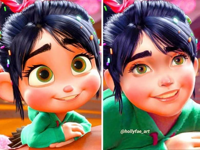 Princesses Disney : des visages plus réalistes  Princesses Disney : des visages plus réalistes