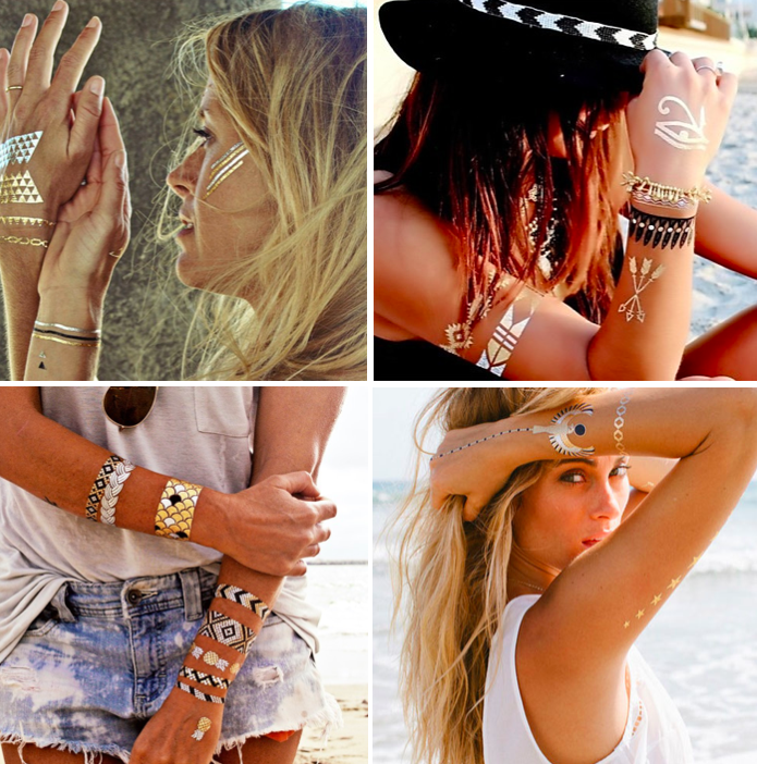 Metallic Tattoos