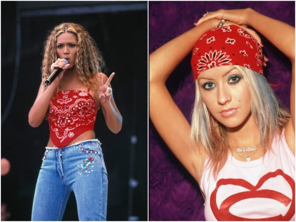 bandanas christina aguilera beyonce 