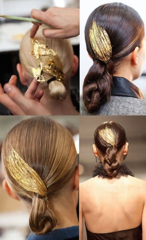 Gold-Leaf Hair nouvelle coiffure 