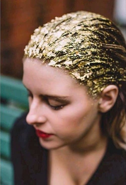 Gold-Leaf Hair des paillettes dans les cheveux 