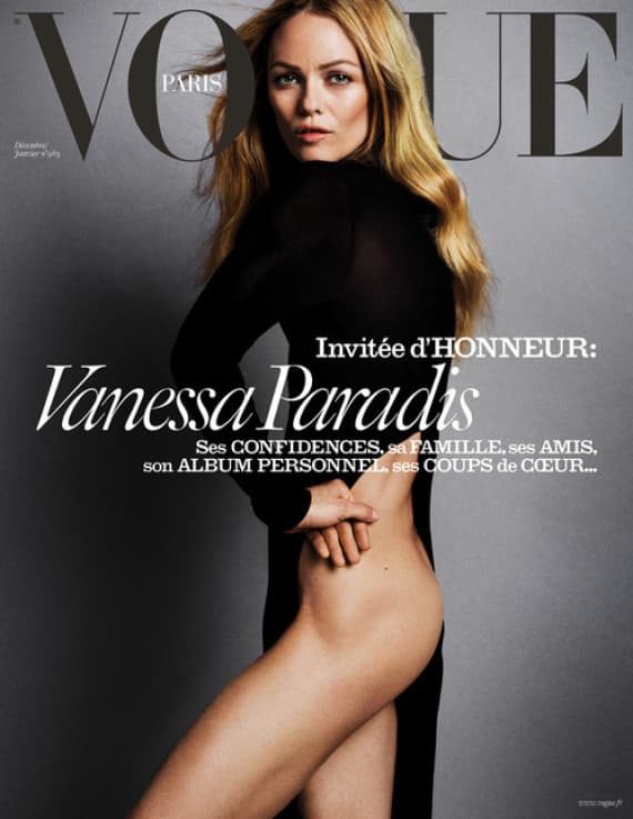 Vanessas Paradis une vogue décembre 2015